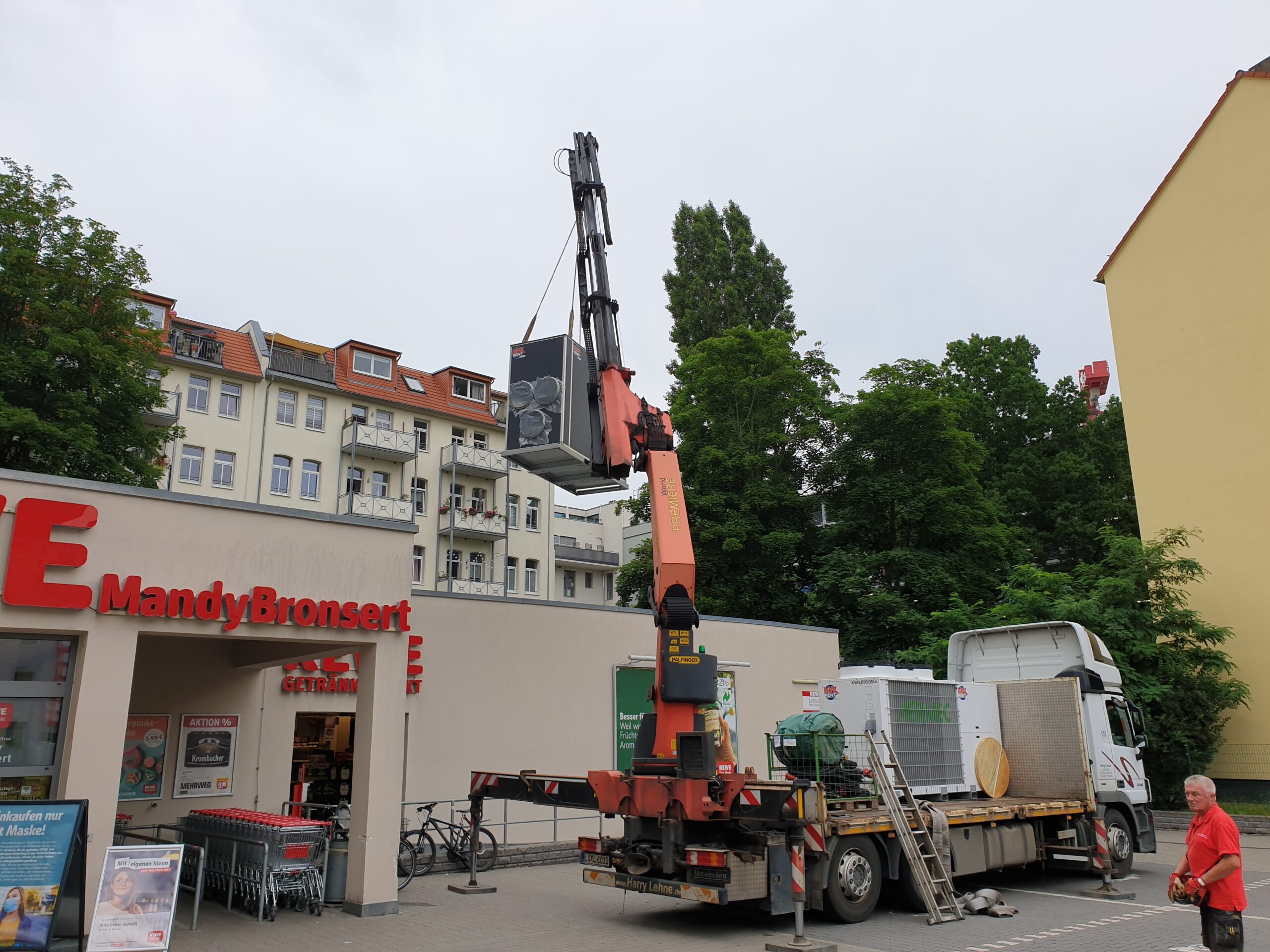 Mietkühlung im Supermarkt Leipzig
